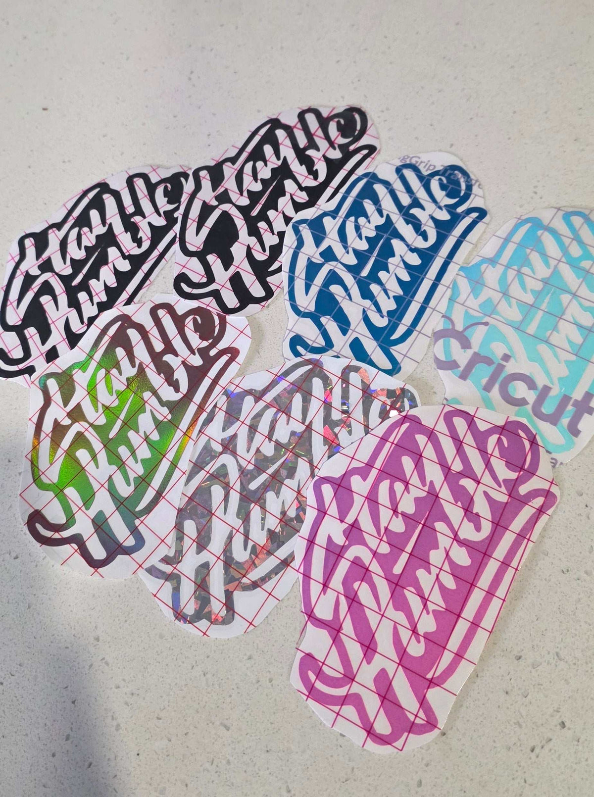 Stay Humble decal in premium outdoor vinyl with weather-resistant finish on a clean surface