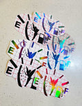 Fairy Fuel decal showing a whimsical fuel gauge with magic and good vibes design