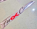 Fuk Cancer decal with cancer ribbon in bold design for cancer awareness and support