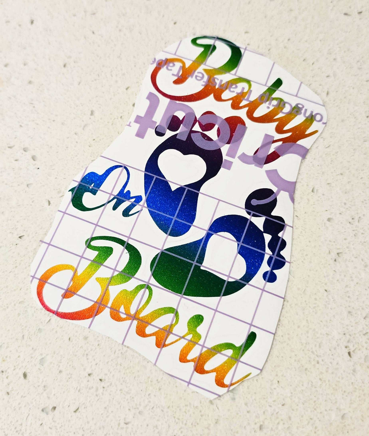 Baby On Board decal