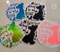 Working on my roar Lion King inspired blue vinyl decal with roaring lion silhouette and star accents