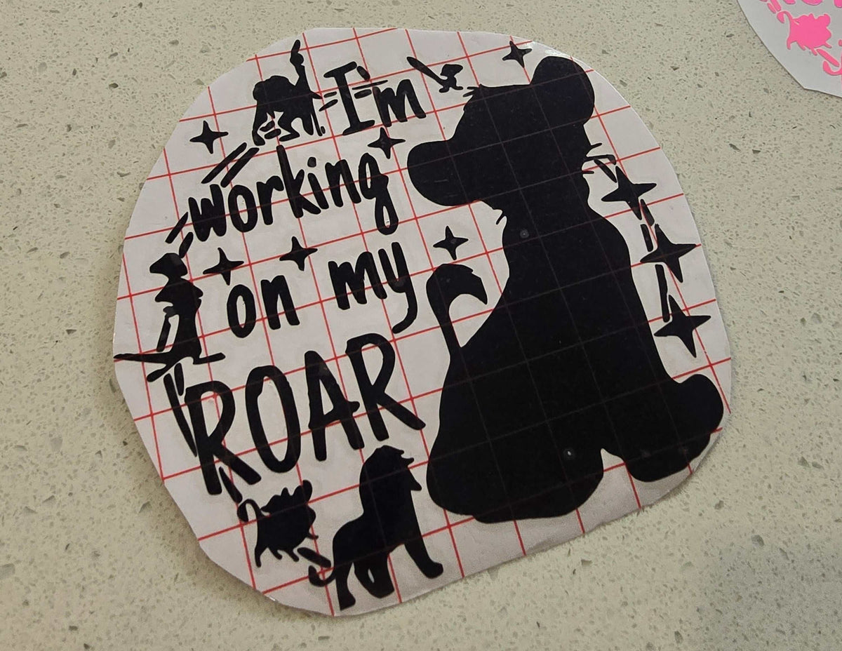 working on my roar lion king inspired