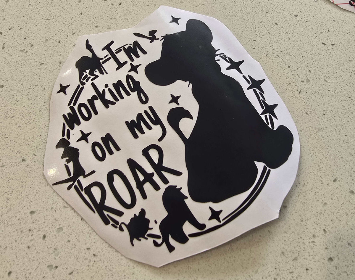 working on my roar lion king inspired