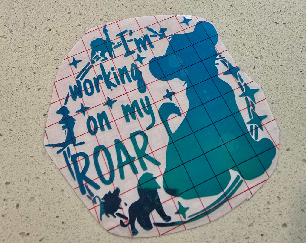 working on my roar lion king inspired