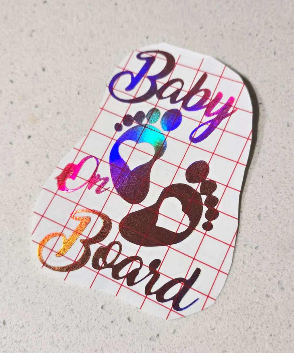Baby On Board decal